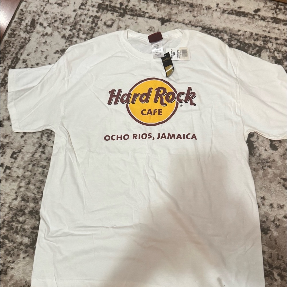 Hard Rock Cafe White Tee - Ocho Rios, Jamaica
